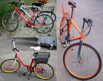 Retro bicykle opieskované a nastriekané vo firme METKO
